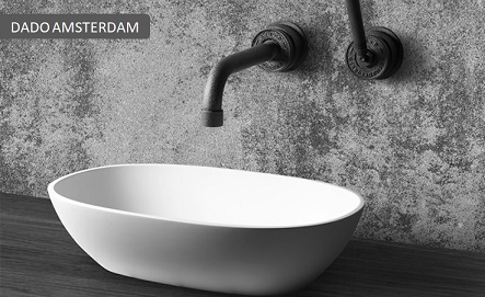 DADO AMSTERDAM BASIN 550MM x 350MM x 125MM